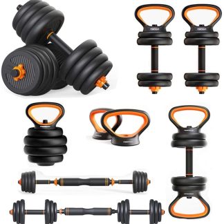 Dumbbells Kettlebells, Barbells Multifunctional Combination Six In One